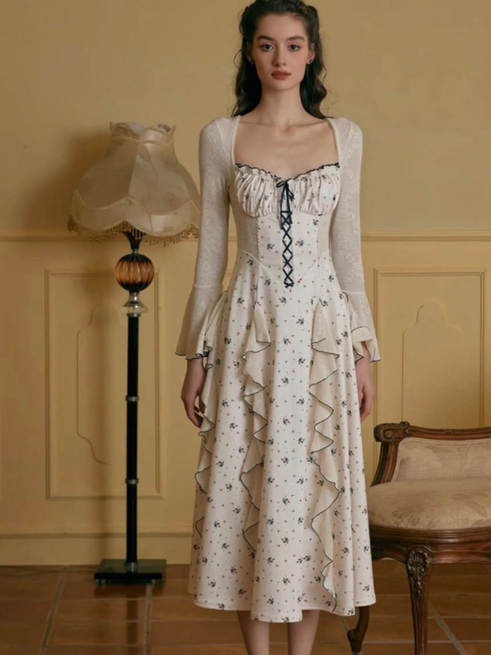 LaceMade corset dress Danube Starry River - Picture 3 of 7
